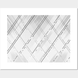 Diagonal stripes background 2 Posters and Art